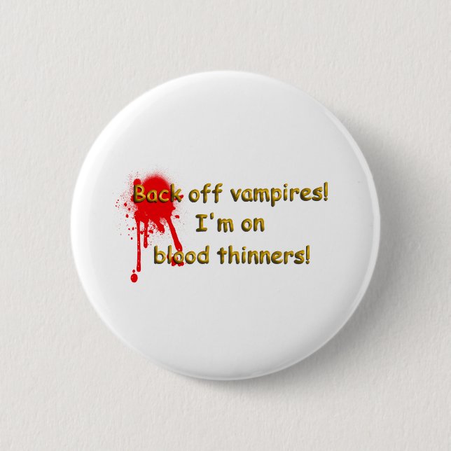 Bóton Redondo 5.08cm Pensadores de sangue (Frente)