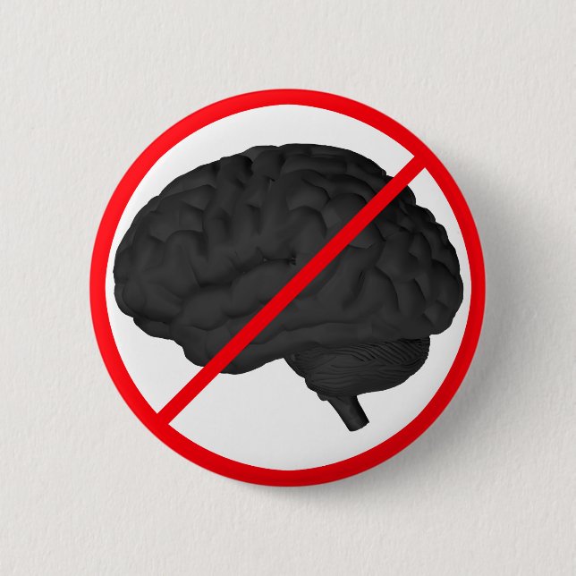 Bóton Redondo 5.08cm Pensando Proibido! (Frente)