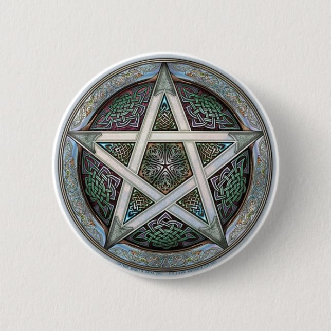 Bóton Redondo 5.08cm Pentacle (Frente)