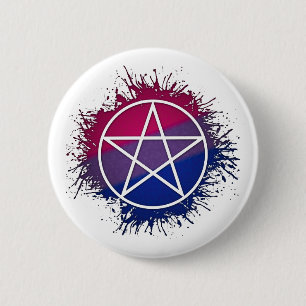 Bóton Redondo 5.08cm Pentacle bissexual