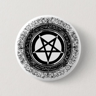 Bóton Redondo 5.08cm Pentagram ornamentado
