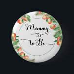 Bóton Redondo 5.08cm Pequeno Citrus Laranja Mãe para Ser Botão<br><div class="desc">Aquarela Pequeno Citrus Orange Mãe para ser Botão. Itens correspondentes disponíveis.</div>