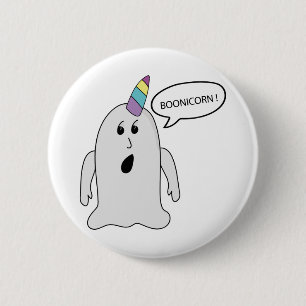 Bóton Redondo 5.08cm Pequeno Fantasma de Boonicorn