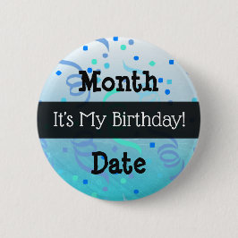 Bóton Redondo 5.08cm Personalizado O Botão Meu Aniversário