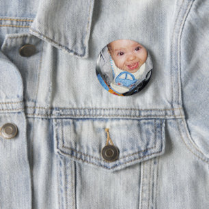 Bóton Redondo 5.08cm Personalize-o com a sua fotografia