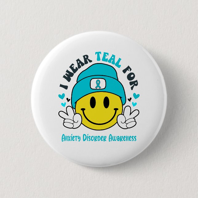 Bóton Redondo 5.08cm Perturbação de Ansiedade Sensibilização Ofertas de (Frente)