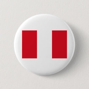 Bóton Redondo 5.08cm Peru Flag