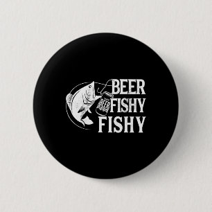 Bóton Redondo 5.08cm Pesca Engraçado Com Cerveja