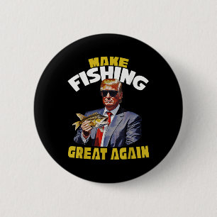 Bóton Redondo 5.08cm Pescador De Trump 2024 — Pesca De Trutas, Peixes D