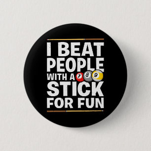 Bóton Redondo 5.08cm Pessoas De Beat De Jogo De Snooker Com Jogadores D