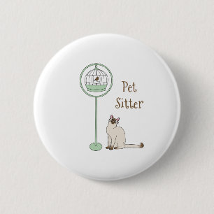 Bóton Redondo 5.08cm Pet Sitter