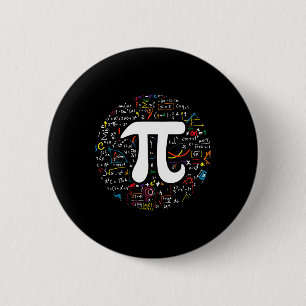 Bóton Redondo 5.08cm Pi Day 3.14159 Pi - Símbolo Ciência E Professor De