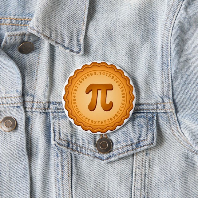 Bóton Redondo 5.08cm Pi Day, Celebre A Matemática! Botao (Math Lovers Pi Day Button
Make a statement at your Pi Day party!)