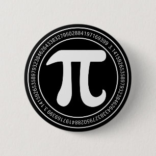 Bóton Redondo 5.08cm Pi Day Math