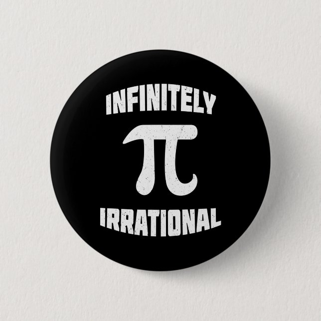 Bóton Redondo 5.08cm Pi Infinitamente Irracional Pi Dia 314 Nerd Matemá (Frente)