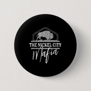 Bóton Redondo 5.08cm Pickleball nickel city wny búfalo 716 equipe wny 