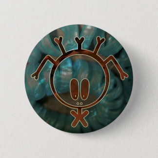 Bóton Redondo 5.08cm Picto rasta