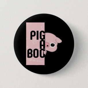 Bóton Redondo 5.08cm Pig A Boo
