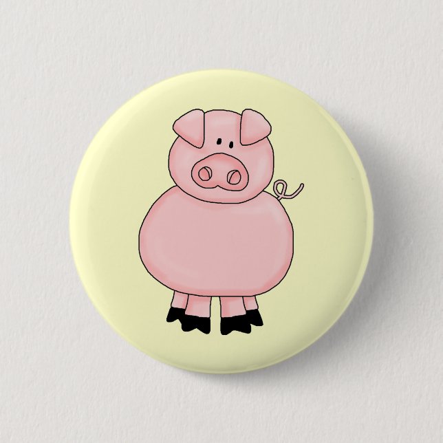 Bóton Redondo 5.08cm Piggie (Frente)