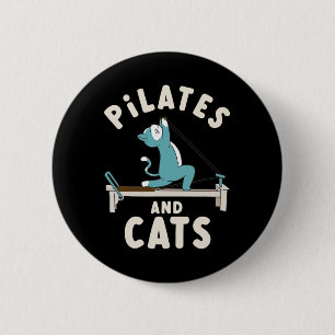 Bóton Redondo 5.08cm Pilates E Gatos Pose de Yoga Relaxamento