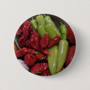 Bóton Redondo 5.08cm Pimentos Chili