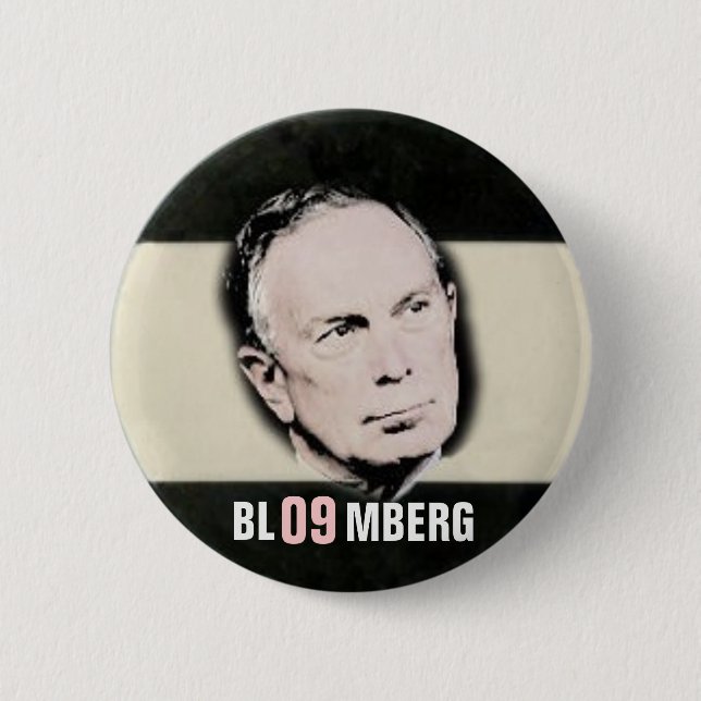 Bóton Redondo 5.08cm Pin 2009 de Mike Bloomberg (Frente)