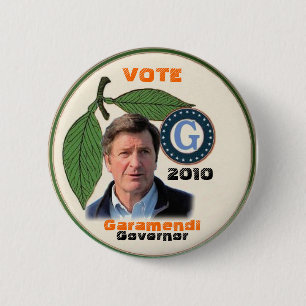 Bóton Redondo 5.08cm Pin 2010 de John Garamendi