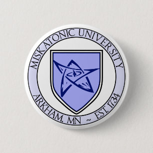 Bóton Redondo 5.08cm Pin 2" da universidade de Miskatonic