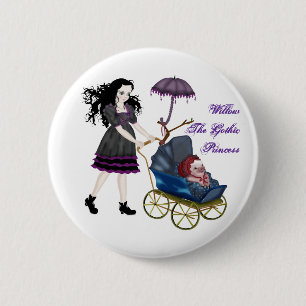 Bóton Redondo 5.08cm Pin branco do botão do bacon peluches