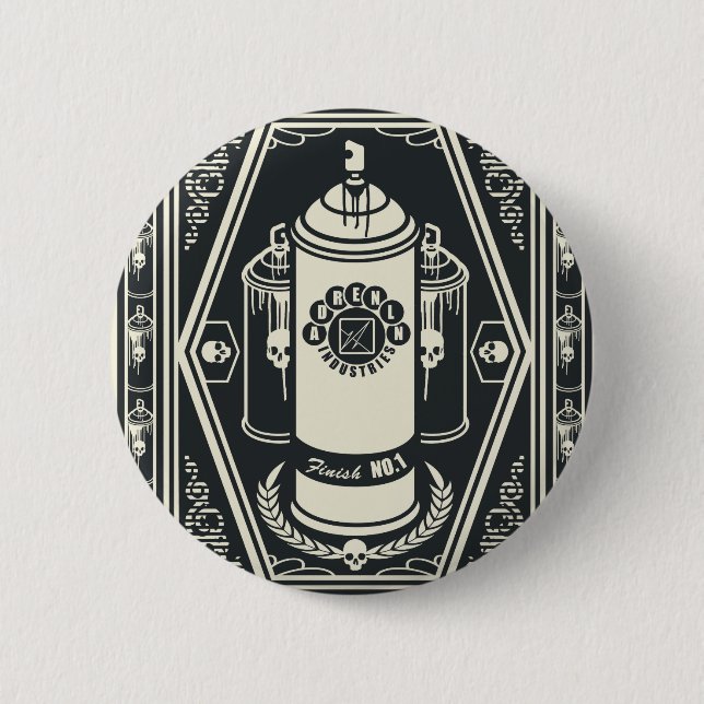 Bóton Redondo 5.08cm Pin da lata de pulverizador (Frente)