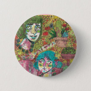 Bóton Redondo 5.08cm Pin das cabeças de fala