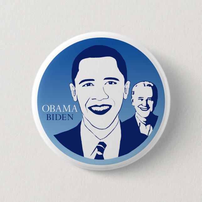 Bóton Redondo 5.08cm Pin de Barack Obama (Frente)