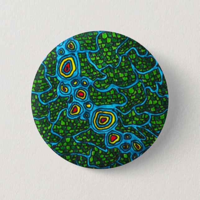 Bóton Redondo 5.08cm Pin de Gwana (Frente)