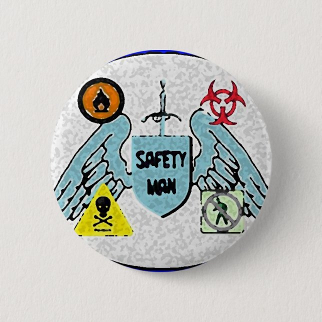 Bóton Redondo 5.08cm Pin de segurança (Frente)