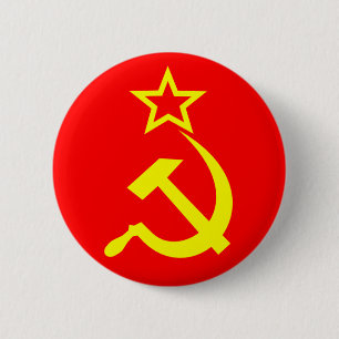 Bóton Redondo 5.08cm Pin do botão de URSS