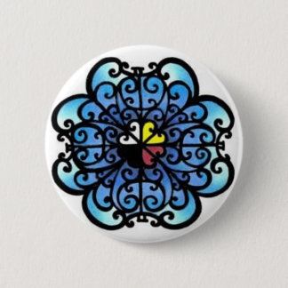 Bóton Redondo 5.08cm "Pin do oceano o mais profundo"