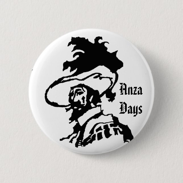 Bóton Redondo 5.08cm Pin dos dias de Anza (Frente)