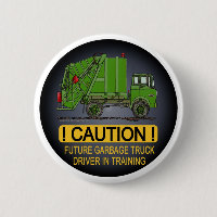 Pin futuro do botão do motorista do verde do