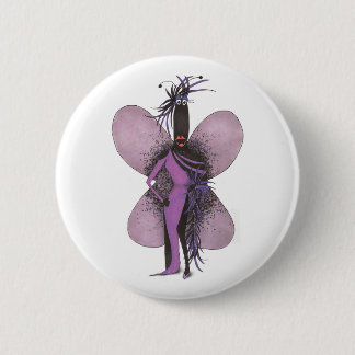 Bóton Redondo 5.08cm Pin Pseudo da forma da pena da pista de decolagem