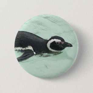 Bóton Redondo 5.08cm Pin redondo do pinguim da natação