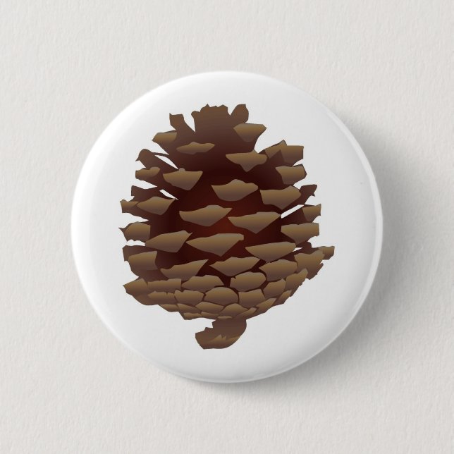 Bóton Redondo 5.08cm Pinecone Russo (Frente)