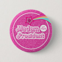 Pink Kamala Glitter Senhora Presidente