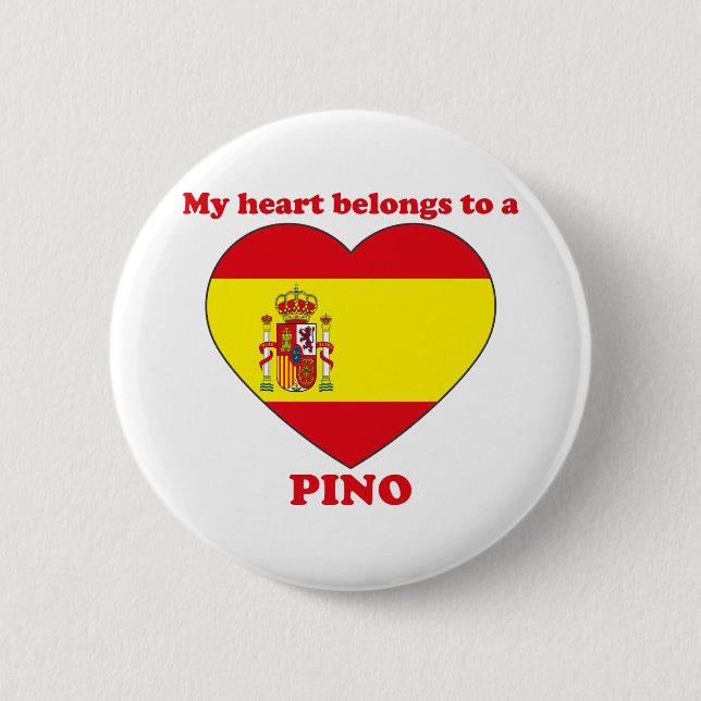 Bóton Redondo 5.08cm Pino (Frente)