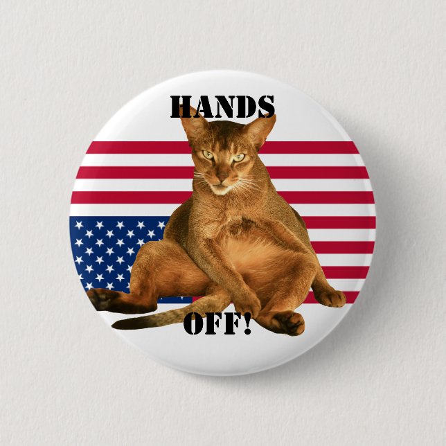 Bóton Redondo 5.08cm pino desagradável da mulher (Frente)