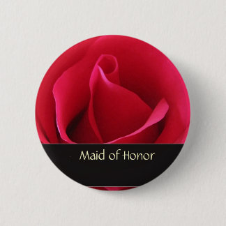 Bóton Redondo 5.08cm Pino do casamento da madrinha de casamento da rosa