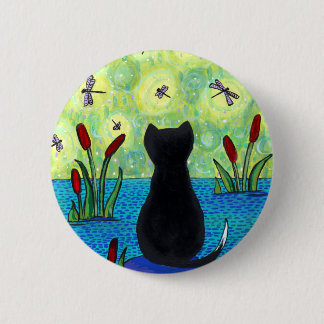 Bóton Redondo 5.08cm Pino do sonhador da libélula