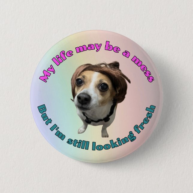 Bóton Redondo 5.08cm Pino fresco (Frente)