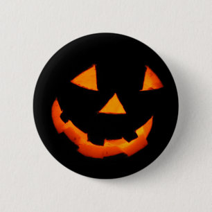 Bóton Redondo 5.08cm Pino Jack-o-Lanterna