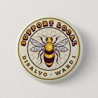 Bóton Redondo 5.08cm Pino local de suporte