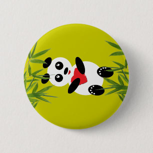 Bóton Redondo 5.08cm Pino personalizável Panda de sonho